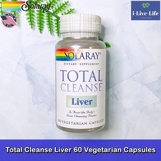 Solaray - Total Cleanse Liver 60 Vegetarian Capsules อาหารเสริม บำ รุง ตับ