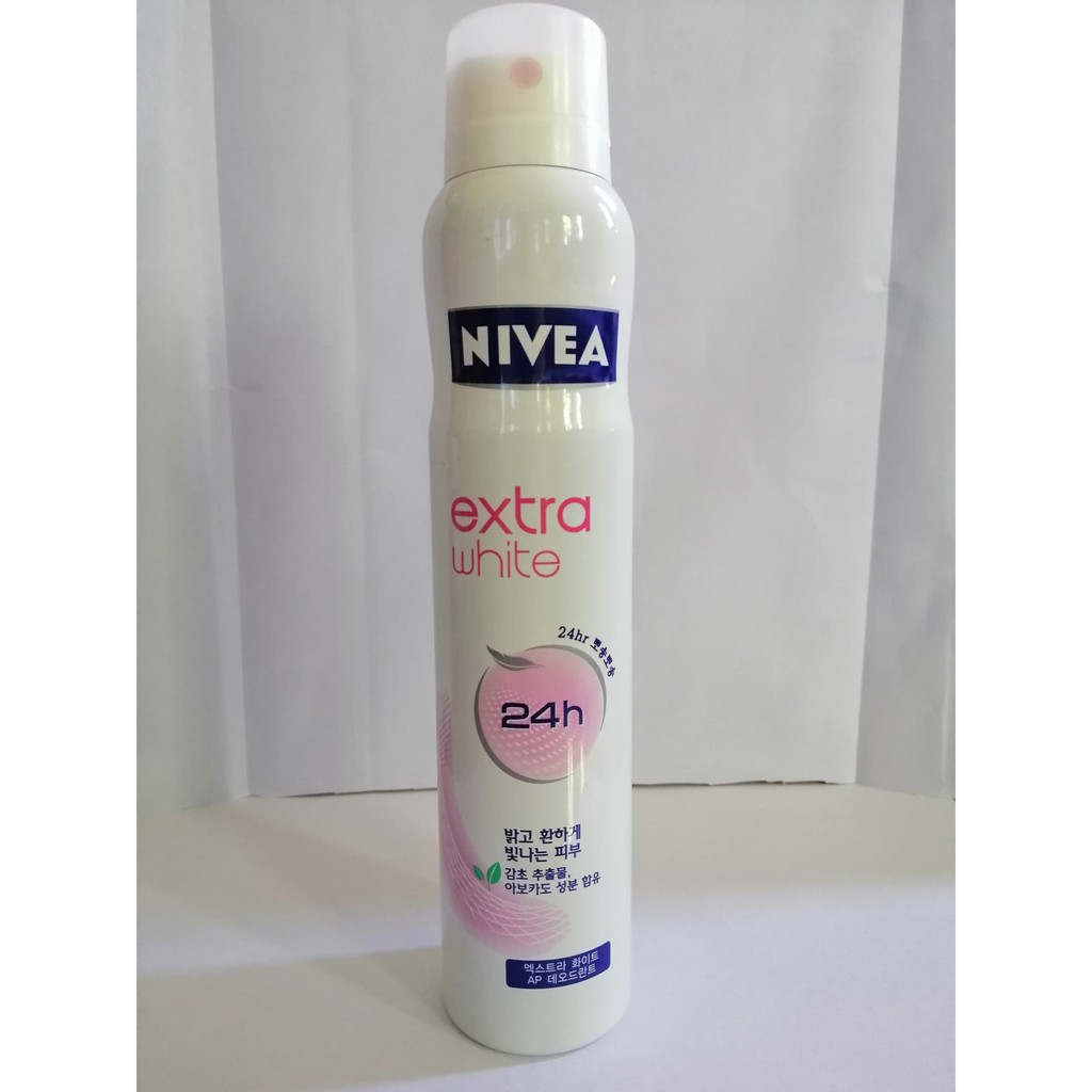 สเปรย์ ระงับกลิ่นกาย นีเวีย NEVEA EXTRA WHITE ขนาด 200 มล.