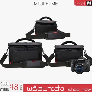 Canon Camera Bag กระเป๋ากล้อง วัสดุไนลอนกันน้ำกระเป๋ากล้อง DSLR แบบพกพาถ่ายภาพกระเป๋าสำหรับ กลางแจ้งท่องเที่ยว