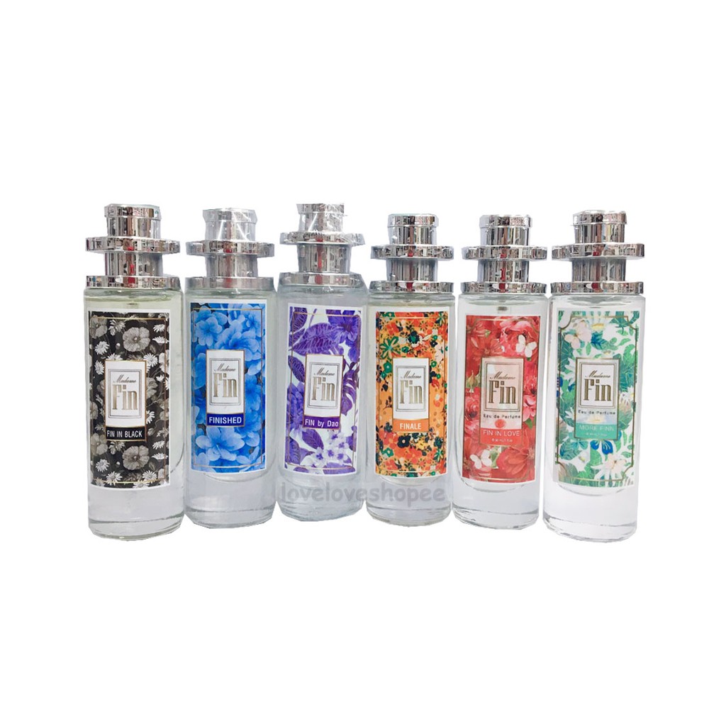 น้ำหอมมาดามฟิน 30 ml. รุ่นคลาสสิค แบบตรงกลิ่น มีให้เลือก 6 กลิ่น มาดามฟิน ฟิน madame fin