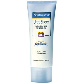 Neutrogena Ultra Sheer Dry Touch Sunblock SPF50+ PA+++ (3.0oz)88ml.นูโทรจีน่าอัลตร้าเชียร์ ดรายทัช ซันบล็อคโลชั่นกันแดด