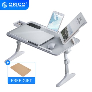 【Get Free Mouse Pad】ORICO Adjustable Laptop Computer Desk Foldable Lazy Bed Table for Home Office (LRZ-64)