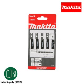 ใบเลื่อยจิ๊กซอ MAKITA NO.3 A-85868  (ราคาต่อใบ)