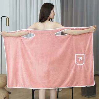 GM 40 to 90kg size wearable bathrobe sexy quick drying bath towel