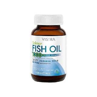 VISTRA Salmon Fish Oil - วิสตร้า น้ำมันปลาเซลมอล100 เม็ด 145.91กรัม