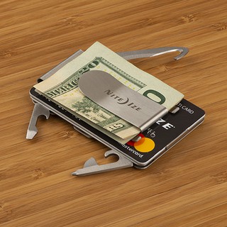 กระเป๋าเครื่องมือสำหรับเก็บบัตร + ธนบัตร Nite Ize Financial Tool Money Clip+Pocket Tools