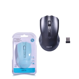 เมาส์ไร้สาย OKER m857 Mouse wireless 2.4G