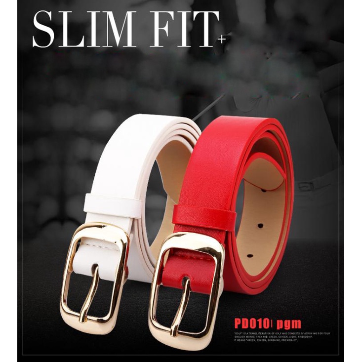 PGM เข็มขัดกอล์ฟผู้หญิงหนัง PU คุณภาพสูงของแท้ - PD010