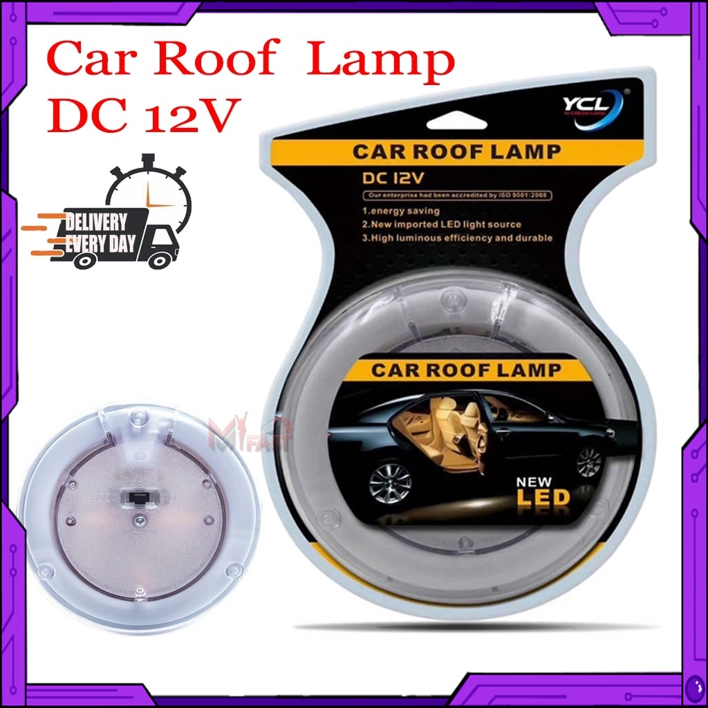 YCL รถ LED วงกลมภายในโคมไฟหลังคาในร่ม DC 12V (YCL-627A) ไฟ LED สากล