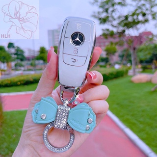 ใหม่ Mercedes-Benz E-class key case ใหม่ C-class S-class E300L/E200L/C260L รถ key chain A200 shell กระเป๋า