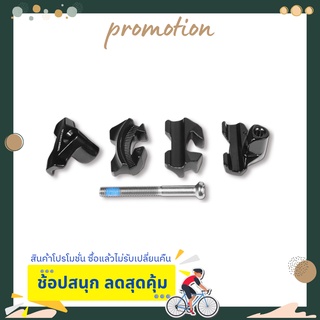 รางยึดเบาะรางคาร์บอนจักรยาน CLAMP ALIEN HEAD CARBON RAIL BLACK SIZE 7X9MM