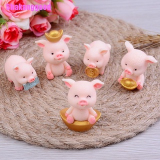 Skth หมูจิ๋วน่ารัก สําหรับตกแต่งสวน Diy 5 ชิ้น/ชุด