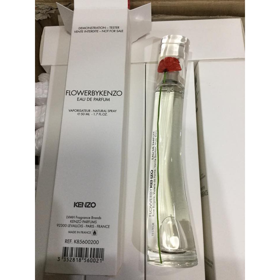 น้ำหอม กล่องขาว Tester Kenzo Flower EDP ขนาด 50Ml