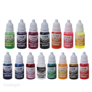 King สบู่ย้อมสีผมเรซิ่น Uv 10 มล. 15 สี