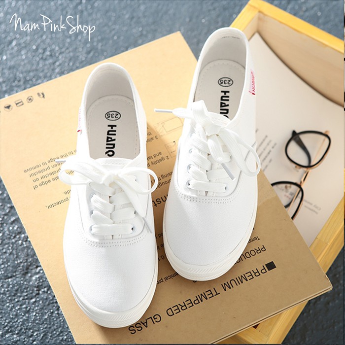 รองเท้าผ้าใบทรง keds | สินค้าพร้อมส่ง (SLS069)