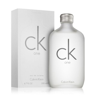 Calvin Klein CK ONE Eau De Toilette Spray 200ml (กล่องจริง)