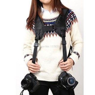 สายคล้องไหล่แบบคู่ กล้อง Mirorless DSLR Quick Strap Double Shoulde