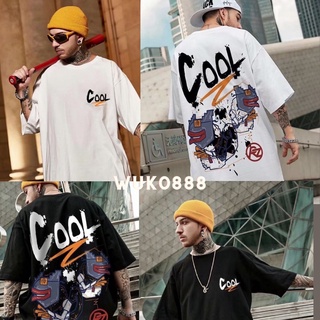 WK [M～5XL]⚡️เสื้อยืด⚡️COOL นกหัวขวานคอกลม แขนสั้น แฟชั่นและการพักผ่อนทุกการแข่งขัน #W14