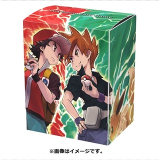 [Pokemon Japan]Deck Box - ลาย Red &amp; Green ลิขสิทธิ์แท้ Pokémon Center