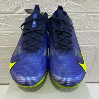 Kasut Bola Sepak Mercurial Vapor 14 Sapphire Blue Volt Fg Murah รองเท้าฟุตบอลกลางแจ้งรองเท้าผู้ชาย Un