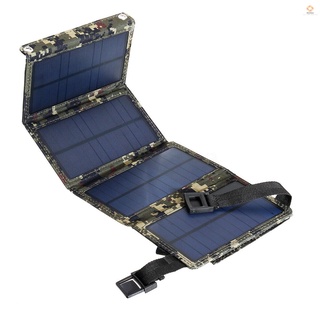 COD Outdoor USB Solar Panel Bag Portable Solar Power Recharge Mobile Phone Charge Tool Folding Removable Solar Panels