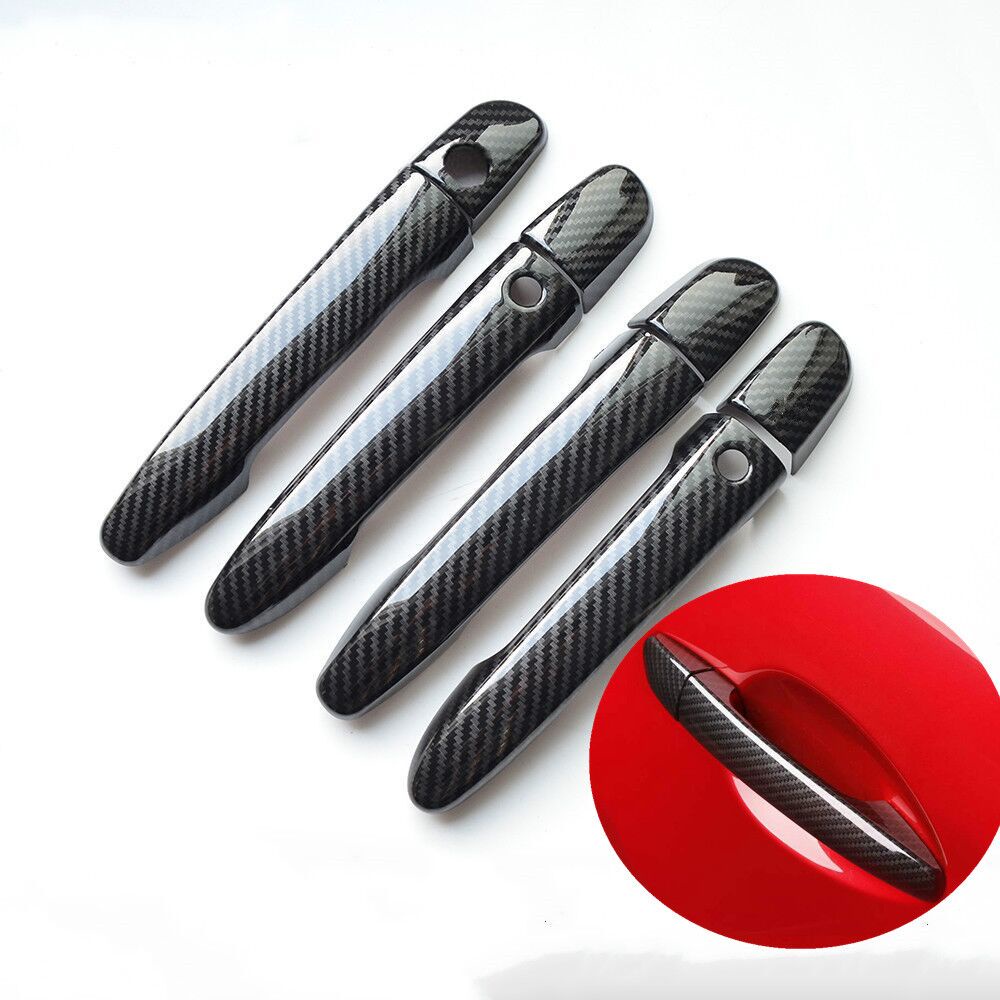 Right Hand Drive For mazda cx-5 cx5 CX 5 2011-2019 Carbon Fiber Car Door Handle Cover Car Styling Ac