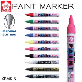 ปากกาเพ้นท์ซากุระ2.0mm. sakura paint (หัวEF0.7,F0.1)