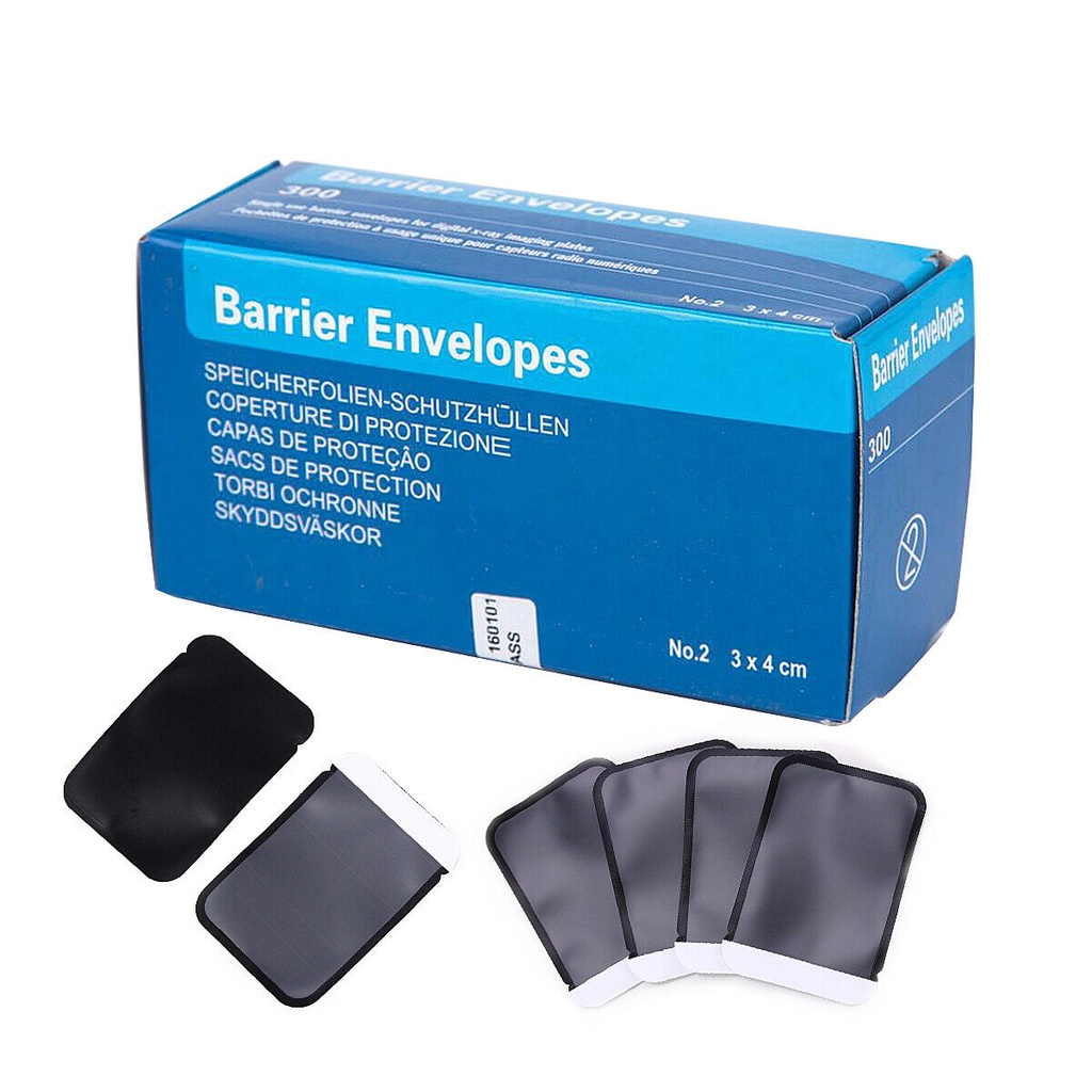 ซองกันน้ำลาย ซองใส่ฟิล์ม Barrier Envelope for Dental X-ray phosphor plate [มีของพร้อมส่ง]