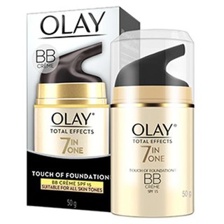 OLAY Total Effects 7 In One Touch of Foundation BB Creme SPF15 โอเลย์ โททัล เอฟเฟ็คส์ 7อิน1 ทัช ออฟ ฟาวเดชั่น 50g.