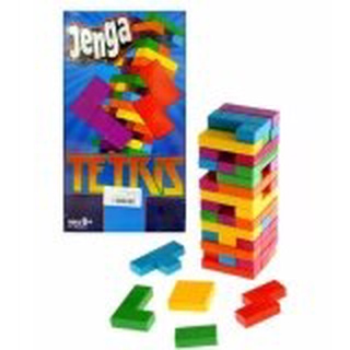 T.P. TOYS JENGA TETRIS เกมส์ตึกถล่ม ตัวต่อหลายรูปทรง