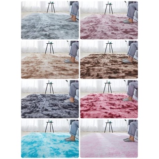 Carpet รุ่นหนา100% ขนไม่หลุด 6 ฟุต พรมปูพื้น พรมตกแต่งบ้าน พรมนุ่มๆ ขนแกะ พรมปูพื้นห้อง พรมห้องนอน ขนาด180*200cm.