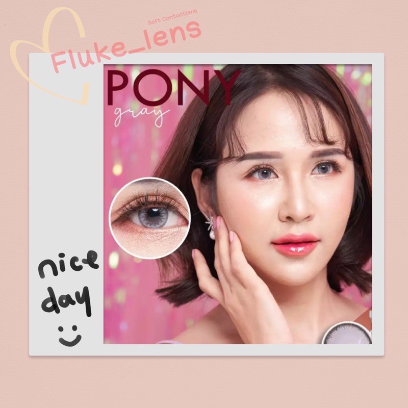 บิ๊กอาย (ขนาดโต) Pony , Pola ขายดีสุดๆ ตาประกายฉ่ำ ใส่ได้หลายสไตล์ Roze , Wink ดำ รูปที่ 6