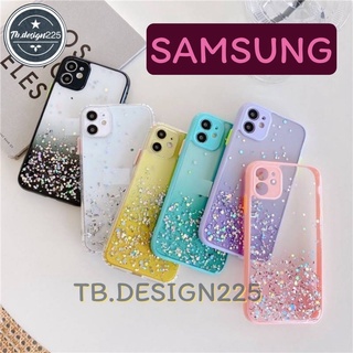 เคสขอบสีกากเพชร กล้องขอบส Samsung A50 A30S A10 A10S M10S A7 2018 J8 2018 J7prime J7core #231 💎