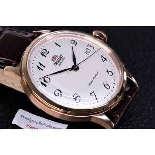 (แถมกล่องแบบพกพา) นาฬิกา Orient Classic Automatic รุ่น RA-AC0001S