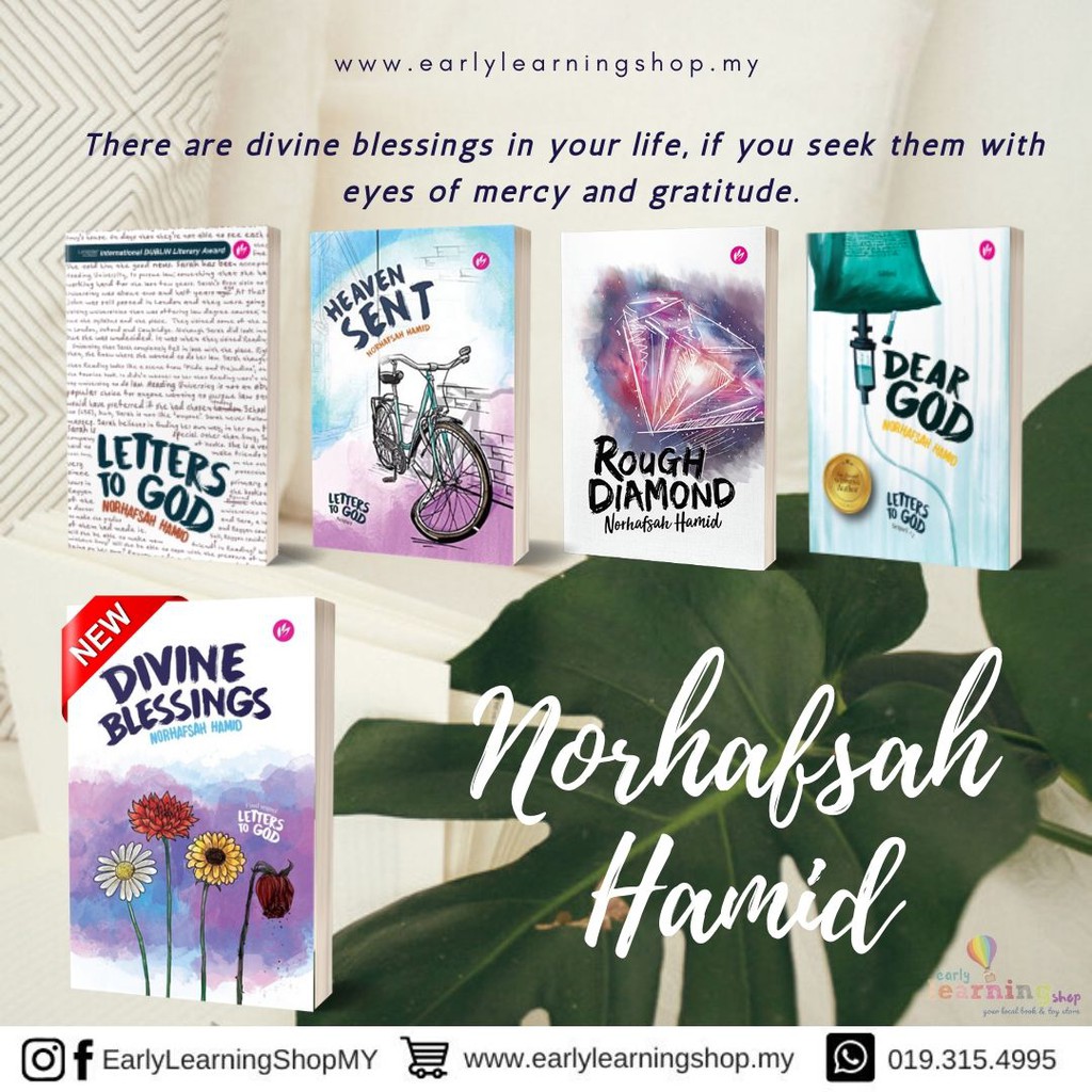 NORHAFSAH HAMID (LETTERS TO GOD, HEAVEN SENT, ROUGH DIAMOND, DEAR GOD & DIVINE BLESSINGS) (SEQUEL SE
