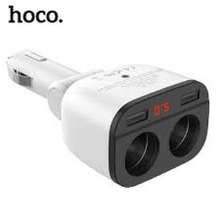 Hoco Z28 ที่ชาร์จในรถ 3.1A ที่ชาร์จ Power Ocean In-Car Charger With Digital Display มีช่องเสียบ 2USB