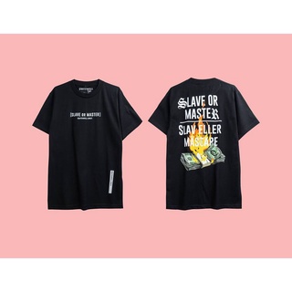 เสื้อผ้าผช🔥 QWT30 SLAVE MASTER BLACK ดำ 🔥S-5XL