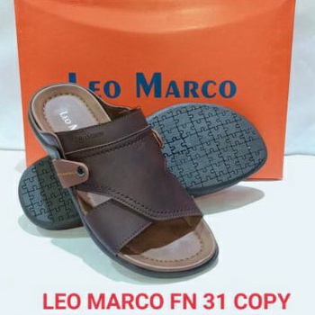 Leo marco Fn 31 coffee รองเท้าแตะผู้ชาย& 39;s