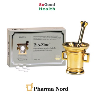 💥 EXP 09/24 💥Pharma Nord Bio-Zinc 15 mg 90 เม็ด ฟาร์มา นอร์ด ไบโอ ซิงค์ บำรุงเล็บ ดูแลปัญหาสิว ลดการหลุดร่วงของเส้นผม