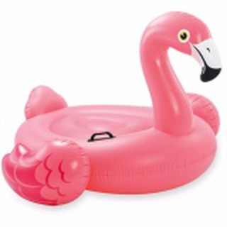 Monkey Toys นกฟลามิงโกใหญ่ เป่าลม 218x211x136cm (สีชมพู) Mega Flamingo IslandINTEX 56288