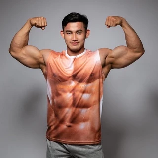 เสื้อลายกล้าม ซิกแพ็ค เสื้อหุ่นดี มีไซส์ ส่งจากกรุงเทพห้างแพลตินัมผลิตไทย