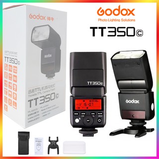 Flash Godox TT350C TTL  สำหรับ Canon Mirrorless DSLR Camera(รับประกัน 1 ปี)