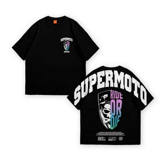 เสื้อยืด ขนาดใหญ่ พิมพ์ลาย Supermoto DXPRO RIDE