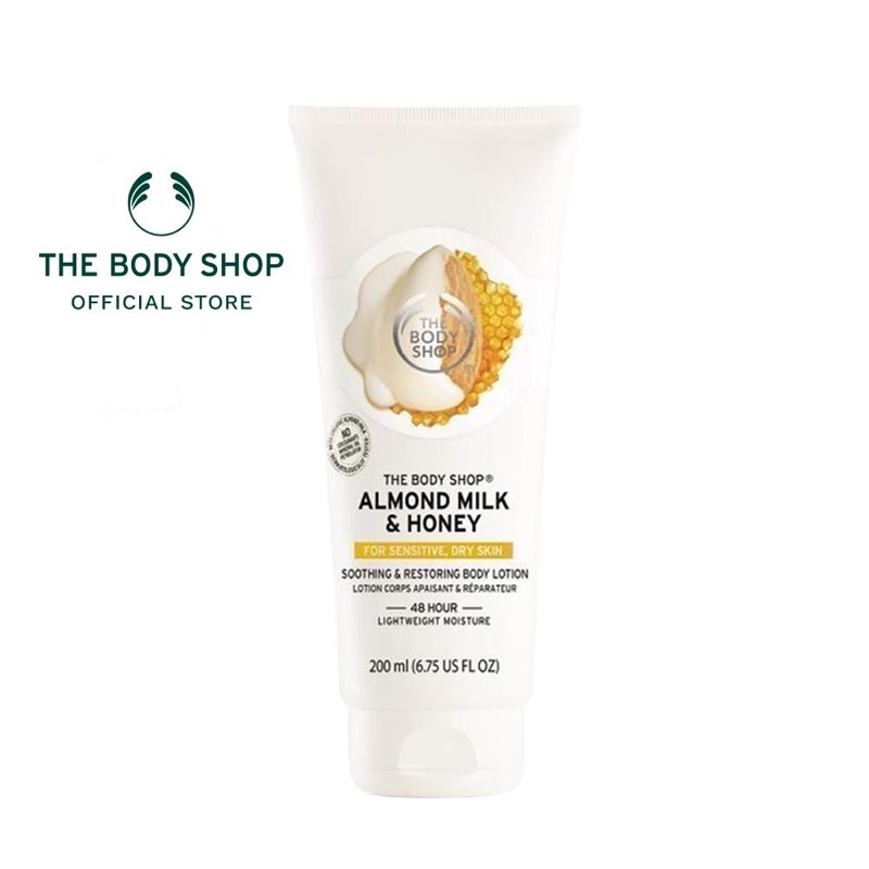 THE BODY SHOP ALMOND MILK & HONEY SOOTHING AND RESTORING BODY LOTION