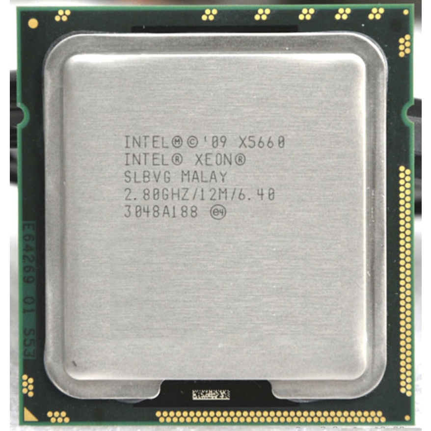 ซีพียู Intel XEON X5660 LGA 1366 CPU PROCESSOR X58 MAC PRO 2010 2012 WORKSTATION SERVER DELL HP COMW