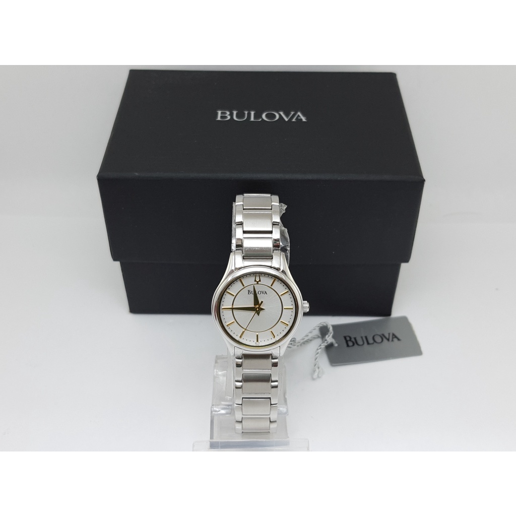 นาฬิกา BULOVA WOMEN'S 96L175 QUARTZ พร้อมกล่อง (สภาพดี)