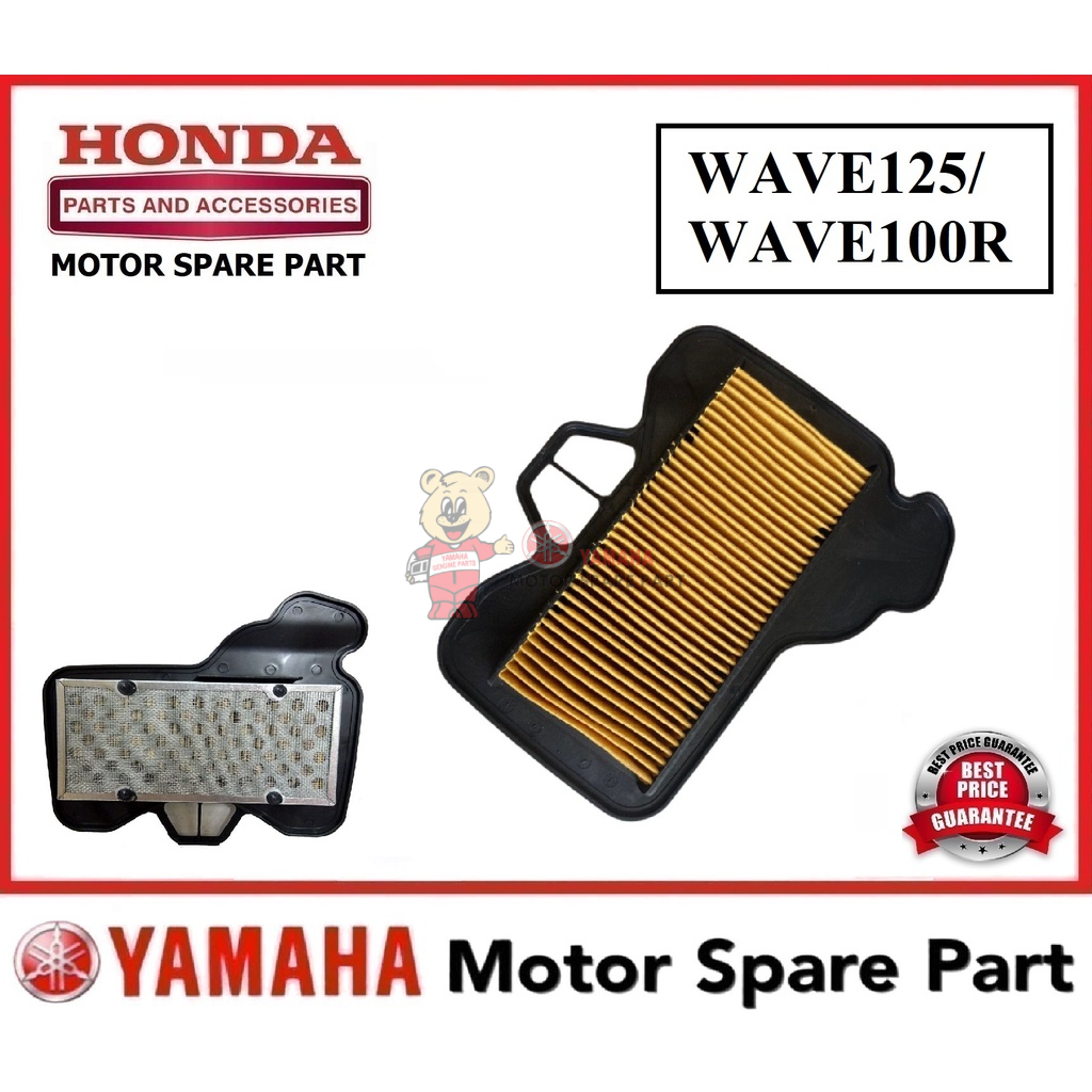 HONDA WAVE125 / WAVE100R AIR CLEANER 0 FILTER PENAPIS UDARA KOTAK ANGIN WAVE125R WAVE 125 WAVE100-R 