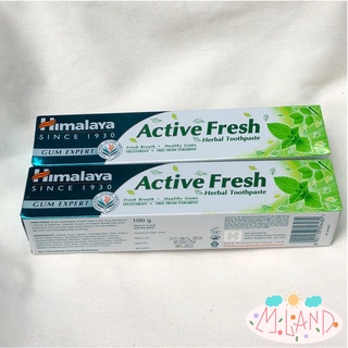 [ฉลากไทย] Himalaya Active Fresh Herbal Toothpaste 100 g