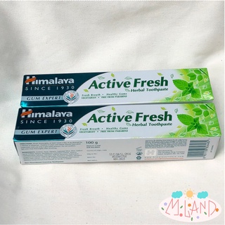 [ฉลากไทย] Himalaya Active Fresh Herbal Toothpaste 100 g