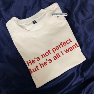 "all I want" เสื้อยืดสกรีน สวมใส่สบาย